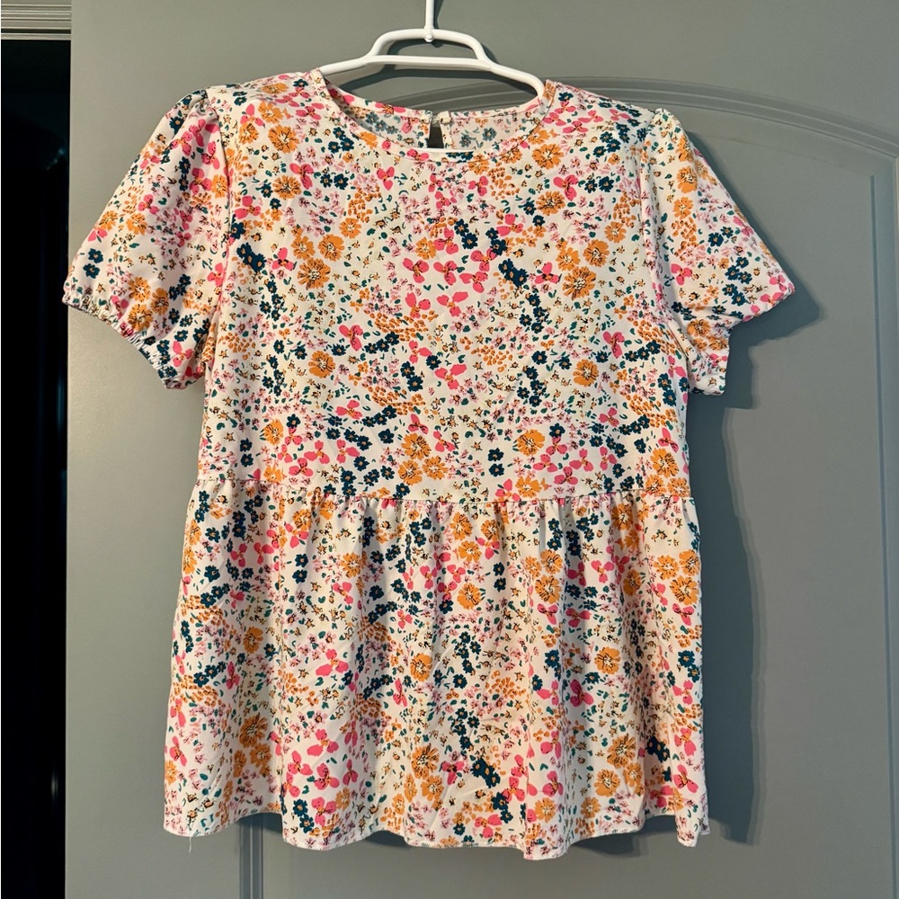 Floral Short Sleeve Shirt
